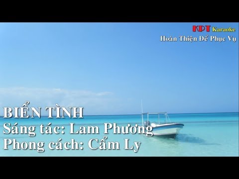 Biển Tình Karaoke Beat HD Chuẩn - Cẩm Ly - [KPT Karaoke 1]