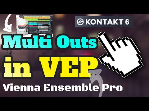 Mutli Outputs in Vienna Ensemble Pro and Studio One 4 (using Kontakt 6)
