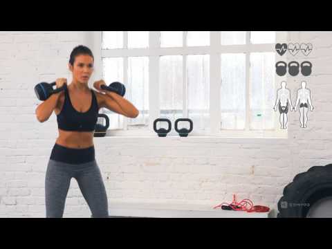 Exercício 2 Kettlebell Domyos - Glúteos/Quadríceps - Exclusividade Decathlon