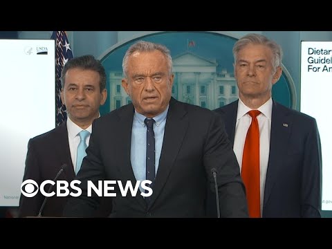 RFK Jr. announces new dietary guidelines and end to "war on saturated fats"