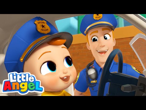 Do You Know the Police Man? |  Little Angel Job and Career Songs | Nursery Rhymes for Kids