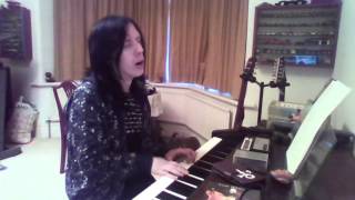 Home Is Anywhere You Hang Your Head, Elvis Costello song, me on piano