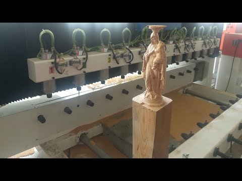 4 axis 12 heads cnc router machine