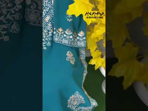 Vardan Ethnic Anamsa 231 Heavy Pure Georgette Wholesale Designer Pakistani Salwar Suit – product video thumbnail