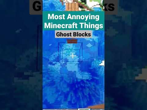 Ghost Block 😠 #minecraft #shorts #information #lifehacks #block