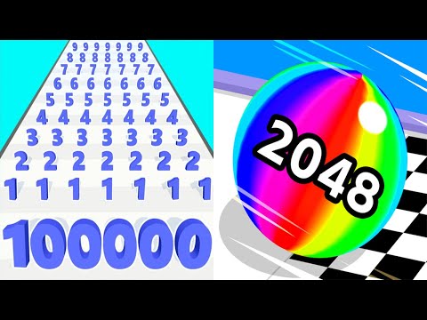 Number Master VS Ball Run 2048 - All Levels Gameplay Android iOS Ep 4