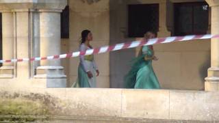 preview picture of video 'Merlin (BBC) - On the Set @ Pierrefonds - Gwen & Vivian Scene'
