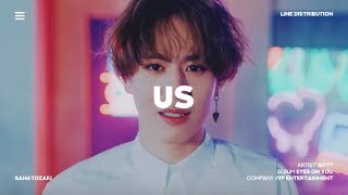 GOT7 (갓세븐) - Us (우리) | Line Distribution