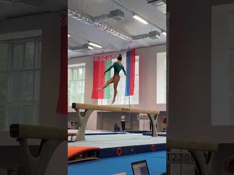 Maria Agafonova balance beam final Belarusian Cup 2023