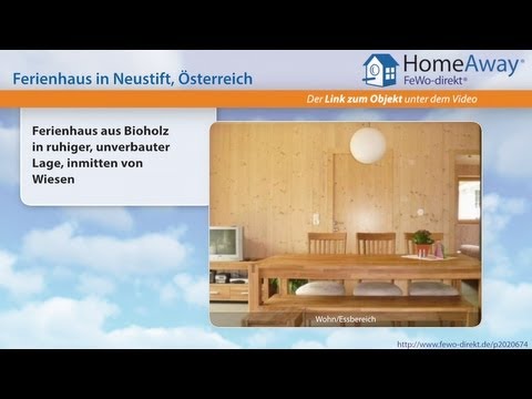 Tirol: Ferienhaus aus Bioholz in ruhiger, unverbauter Lage, inmitten von - FeWo-direkt.de Video