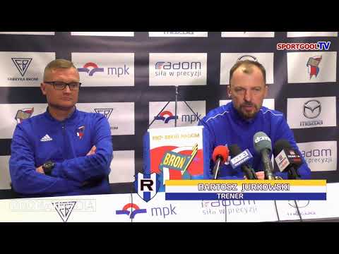 Konferencja po meczu Broń Radom Ruch Wysokie Maz 1 2