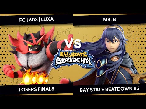 Bay State Beatdown 85 - FC | 603 | Luxa (Incineroar, Donkey Kong) vs Mr. B (Lucina) - Losers Finals