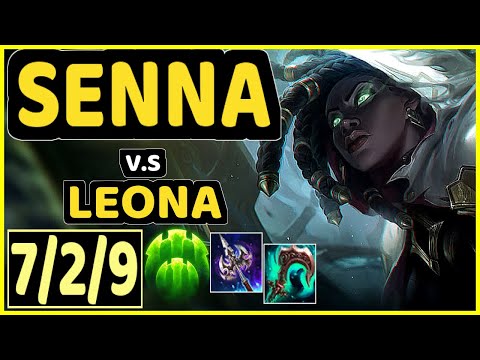 DUMBLEDOGE (SENNA) vs LEONA - 7/2/9 KDA BOTTOM SUPPORT GAMEPLAY - EUW Ranked MASTER