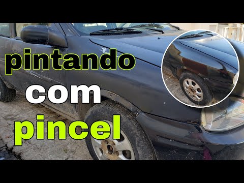como pintar um carro com pincel na rua 🖌 🙂 EP.3