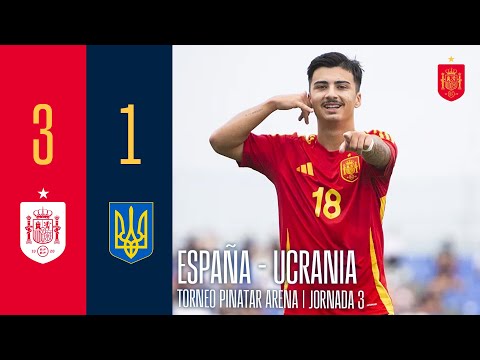 𝗥𝗘𝗦𝗨𝗠𝗘𝗡 #SUB19 | España 3-1 Ucrania | Torneo Pinatar Arena (jornada 3) 🔴 SEFUTBOL