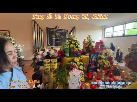 KIỀU BÀO DỰ TANG LỄ BÀ DƯƠNG THỊ KHÁNH TẠI BERLIN