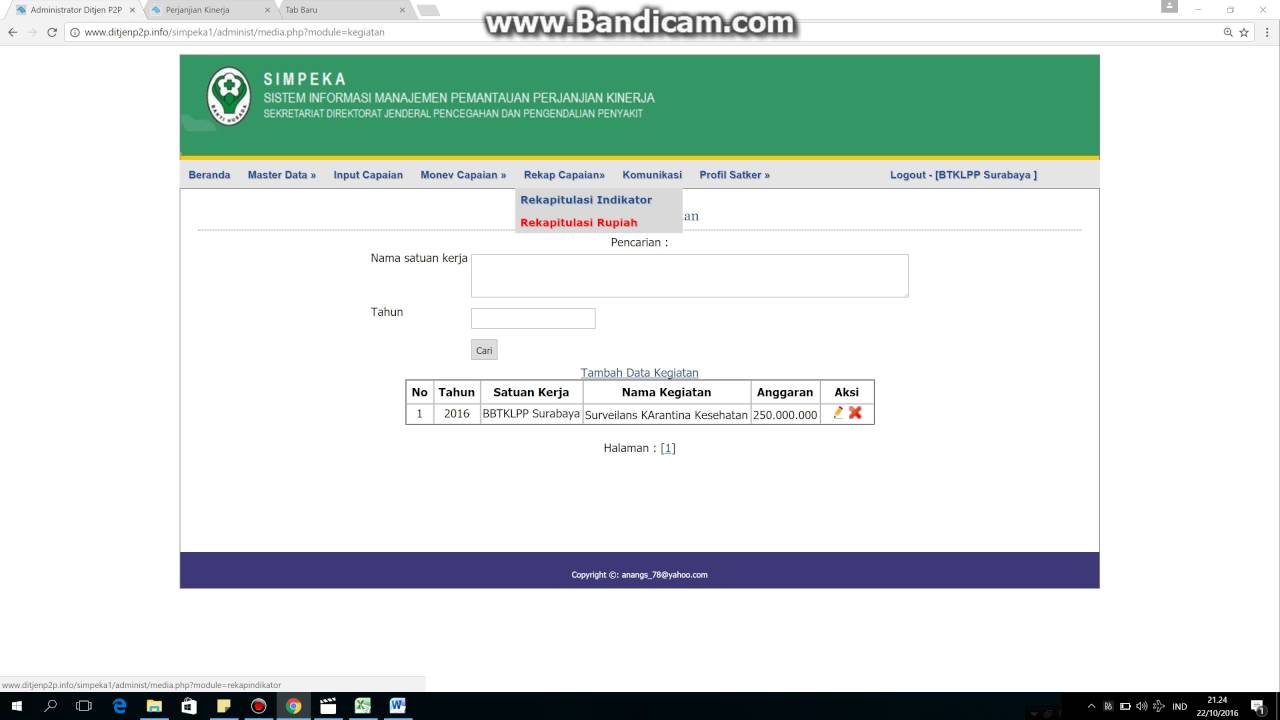 Video 2 Tutorial Simpeka ( Monev Kinerja )