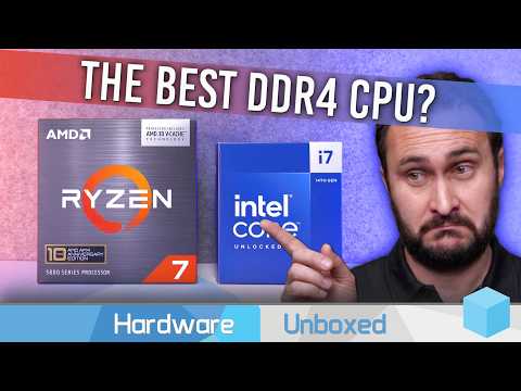 Hardware Unboxed 의 DDR4를 물렸을 때 14700K와 5800X3D의 게이밍 성능은 사실상 테스트 영상