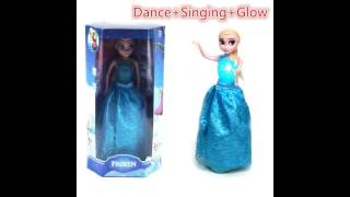 Kidzone - Frozen Glow Elsa Princess Dance Musical "Let it go"