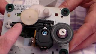 CD-Player Reparatur des Laser Laufwerks von Sony MHC-NX3AV