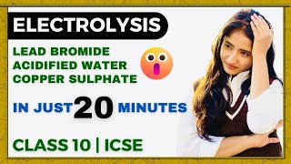 Electrolysis | Class 10 ICSE | Chemistry | Boards | Tapur Omar | #icse #electrolysis #chemistry