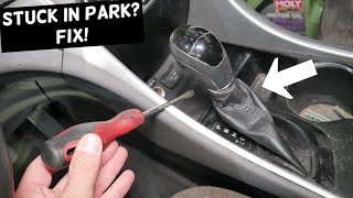 HYUNDAI TRANSMISSION STUCK IN PARK, HOW TO SHIFT TO DRIVE REVERSE NEUTRAL