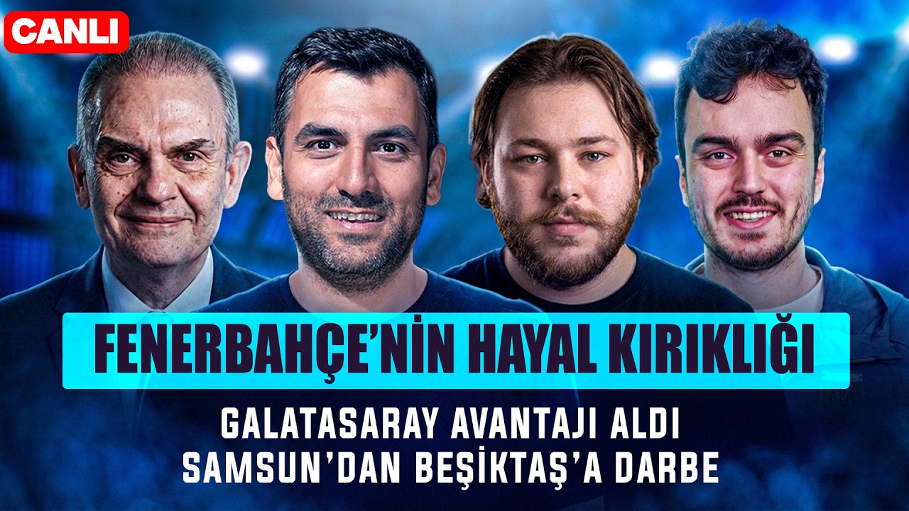 Gündem Reset yayında: F.Bahçe’nin Hayal Kırıklığı, Galatasaray Avantajı Aldı, Samsun’dan Beşiktaş’a Darbe