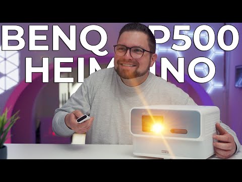 BenQ GP500 Heimkinoprojektor mit 360 Grad Klangwunder - Deine Eintrittskarte ins 4K HDR Kino!