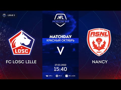 AFL22. France. Ligue 3. Day 3. FC LOSC Lille - Nancy