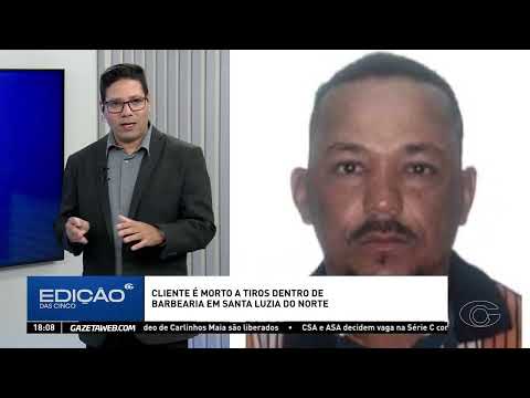 Homem é morto a tiros dentro de barbearia em Santa Luzia do Norte - 11/08/2026