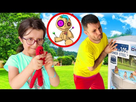 UNBELIEVABLE: DAD BUYS A SWIMMING POOL CONTROLLED BY A VOODOO DOLL 🦸‍♀️