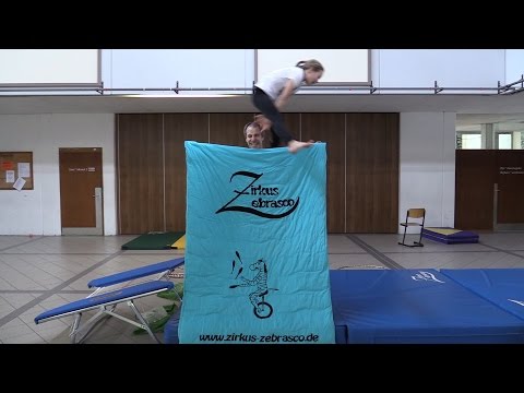 Training des Zirkus Zebrasco (1. März 2017)