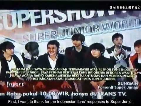 [ENG SUB] 120428 Super Junior Press Conference @ Local TV