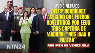 Delcy Rodríguez aseguró que fueron advertidos por EEUU tras captura de Maduro: "Nos iban a matar”