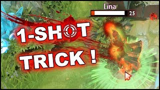 Dota 2 Tricks: Rubick's ONESHOT!