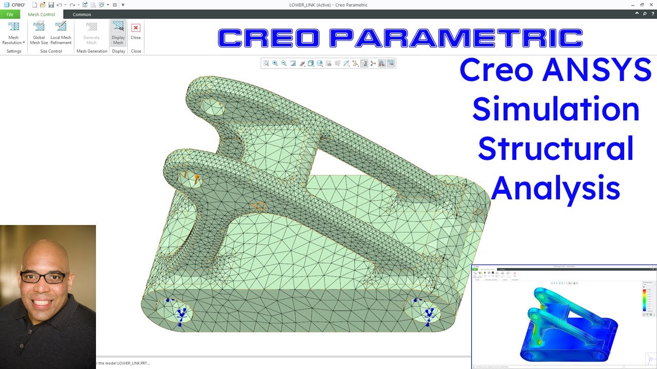 Creo Parametric - Creo ANSYS Simulation - Structural Analysis