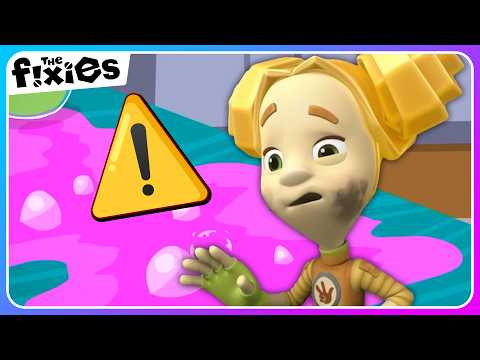 There's A Problem In the Lab ⚠️ | The Fixies | Educational Cartoons For Kids - Kingdom Kids Zone, Little Learners - The Fixies