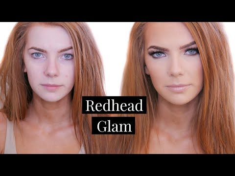 MAKEUP FOR REDHEADS TUTORIAL (GREEN BEAUTY)| Face By...