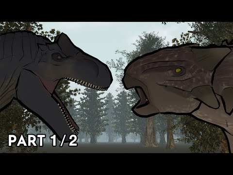 Ankylosaurus vs Allosaurus | Animation (Part 1/2)