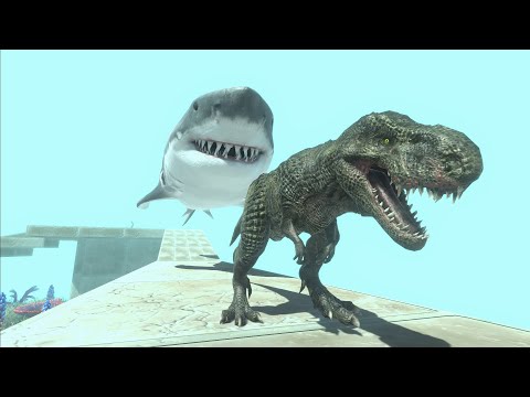 Dinosaur Race 16 (all units race) - Animal Revolt Battle Simulator