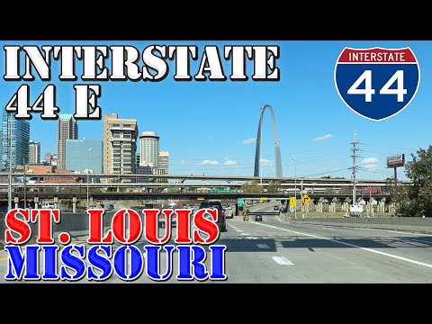I-44 East - St. Louis - Missouri - 4K Highway Drive