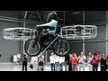 Flying electric bicycle invented in Czech Republic.