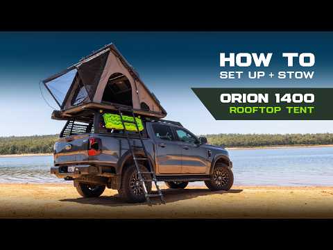 How To Setup and Stow Your Orion 1400 Rooftop Tent | Ironman 4x4 America
