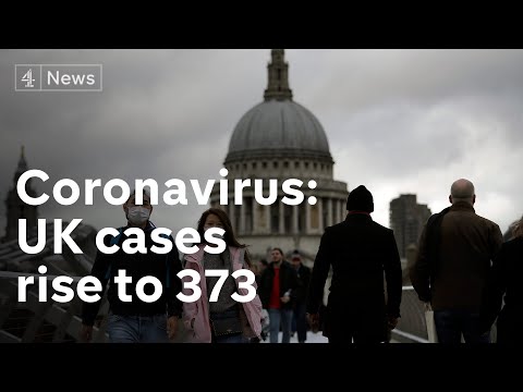冠狀病毒。英國病例上升到373例，第六人死亡 (Coronavirus: UK cases rise to 373 as sixth person dies)