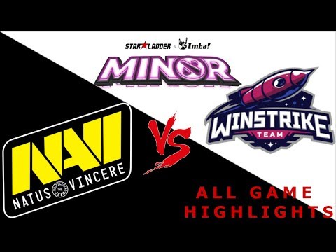 Navi vs Winstrike All Game Highlights StarLadder ImbaTV Dota 2 Minor Season 2 CIS Qualifier