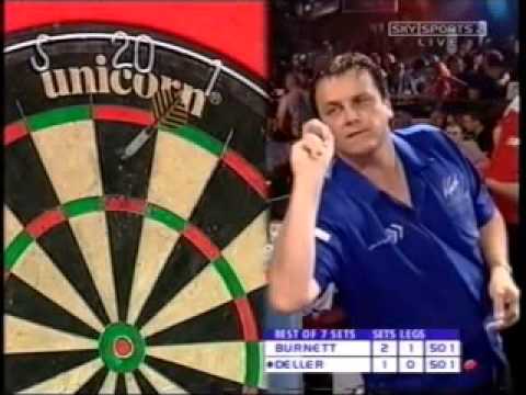 Keith Deller v Richie Burnett - 2003 World Championship Darts Part 5/8