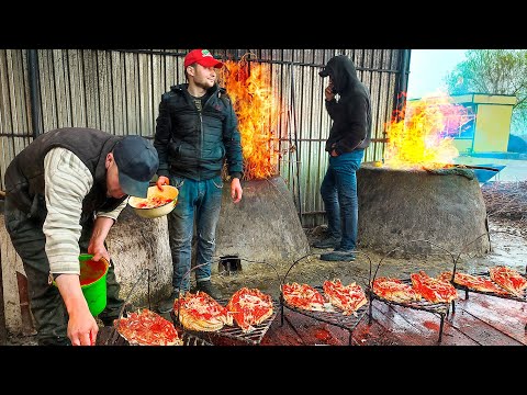 Delicious TANDOORI fish | Street food in Uzbekistan