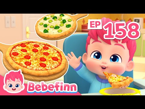 🍕 Let's Make a Pizza!ㅣEP158ㅣSong for KidsㅣBebefinn Nursery Rhymes