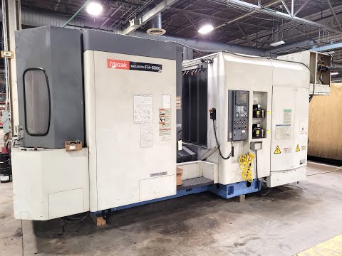 Mazak Model FH-6000 4-Axis CNC Horizontal Machining Center (HMC124)
