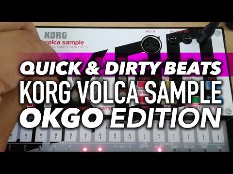 Quick & Dirty Beats with Korg Volca Sample OKGO Edition